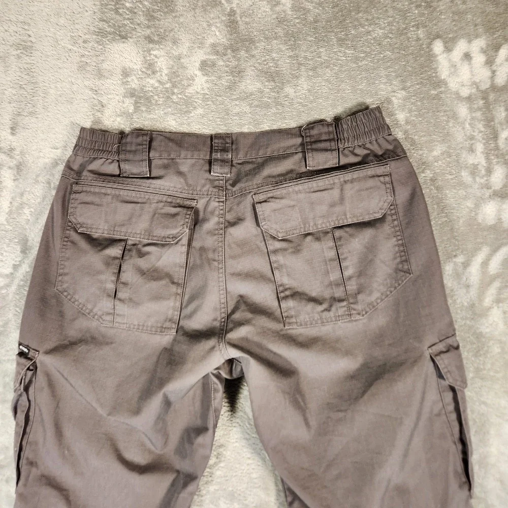 CQR Tactical Cargo Pants Mens 36x32 Charcoal Gray Excellent Ripstop TLP125